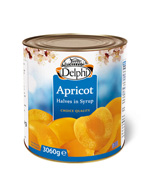 Delphi Apricot Halves 3150ml metal can